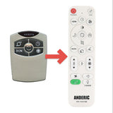 Anderic Substitute for Lasko 2033666 Upright Fan Remote Control for Tower Fans [RRFAN100A]