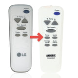 Anderic Substitute for LG 6711A20066L Air Conditioner Remote Control [RR0035A]