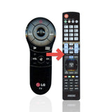 Anderic Substitute For LG ANMR400G MAGIC TV Remote Control [RR5501 No Voice/Pointer]