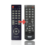 Anderic Substitute For Magnavox NH309UP TV Remote Control [RR015UD]