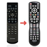 Anderic Substitute for Mitsubishi 290P175010 TV Remote Control [RRU401-2657]