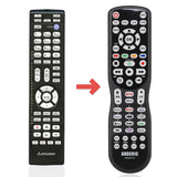 Anderic Substitute for Mitsubishi 290P187030 TV Remote Control [RRU401-2657]