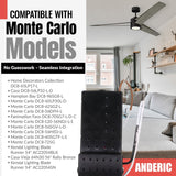 Anderic Substitute for Monte Carlo DC8-60SGTF-L-1 Ceiling Fan Receiver [DC8-96SG8]