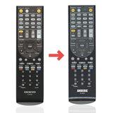 Anderic Substitute for Onkyo RC837M Receiver Remote Control RC-837M [RC865M]