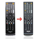 Anderic Substitute for Onkyo RC898M Receiver Remote Control 24140898 RC-898M [RC865M]
