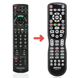 Anderic Substitute for Panasonic N2QAYB000370 TV Remote Control [RRU401-2680]
