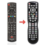 Anderic Substitute for Panasonic N2QAYB000778 TV Remote Control [RRU401-2680]