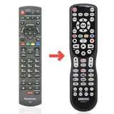 Anderic Substitute for Panasonic N2QAYB000827 TV Remote Control [RRU401-2680]