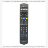 Anderic Substitute for Panasonic N2QAYB000220 TV Remote Control [RRU401-2680]