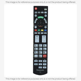 Anderic Substitute for Panasonic N2QAYB000927 TV Remote Control [RRU401-2680]