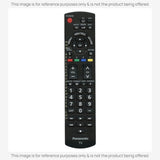 Anderic Substitute for Panasonic N2QAYB000485 TV Remote Control [RRU401-2680]
