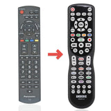 Anderic Substitute for Panasonic N2QAYB000806 TV Remote Control [RRU401-2680]
