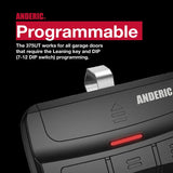 Anderic Substitute for LiftMaster 892LT Two Button Rolling Code Garage Door Opener Remote Control [375UT-3button]
