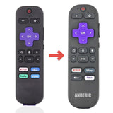 Anderic Substitute for Roku RC-EL1 Streaming Stick Remote Control with Voice 3226000679 [RCGZ1]