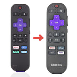 Anderic Substitute for Roku RC-EL1 Streaming Stick Remote Control with Voice 3226000674 [RCGZ1]
