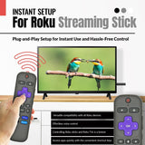 Anderic Substitute For TCL RCEL5 Voice Roku TV Remote Control - 06-WFZNYY-HRC580 [RCGZ1]