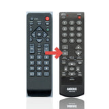 Anderic Substitute For Funai NH001UD Emerson / Sylvania Flat Panel LCD TV Remote Control [RR015UD]