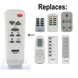 Anderic Substitute for Haier A0010401791C (WJ26X22480) Room Air Conditioner Remote Control [RR2054]