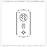 Anderic Substitute for Monte Carlo RH787T With up and down lights Ceiling Fan Remote Control [RR787T, no up light]