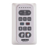 Anderic RRFA0318 Ceiling Fan Remote Control for Harbor Breeze FA0198 | Arbormere 60-in  | Queensdale 60-in | Outermark 60-in - A25-FA0198A