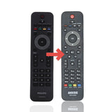 Anderic Substitute For Philips URMT36JHG003 TV Remote Control [RRHG003]