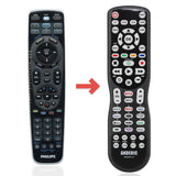 Anderic Substitute for Philips SRU5106/27 Advanced Universal Remote Control [RRU401]