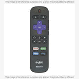 Anderic Substitute for Sanyo URMT21CND006 Roku TV Remote Control [RRLF16]