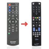 Anderic Substitute for Sharp RRMCGA415AWSA Micro Component System Audio Remote Control [RMD13745]