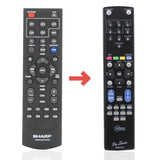 Anderic Substitute for Sharp RRMCGA397AWSA 5 Disc Mini Component System Audio Remote Control [RMD13745]