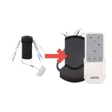 Anderic Substitute for Hampton Bay Universal Smart Wi-Fi 76278 4-Speed Ceiling Fan Remote Control Kit [UC7235T4]