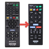 Anderic Substitute for Sony RMT-B109A Blu-ray Disc Remote Control A1845316A 1-489-399-11 [RRB126A]
