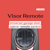 Anderic Substitute for LiftMaster 375LM 2-Button Visor Universal Garage Door Opener Remote Control [375UT-2button]