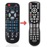 Anderic Substitute for RCA RCR504BR 4-Device Universal Remote Control [RRU401]