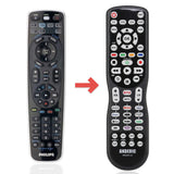Anderic Substitute for Philips SRU5107/27 Advanced Universal Remote Control [RRU401]