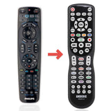 Anderic Substitute for Philips SRP5107/27 Advanced Universal Remote Control [RRU401]