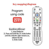 Anderic Substitute for Insignia NS-RC01G-09 TV Remote Control [RRU401-2771]