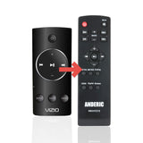 Anderic Substitute for Vizio 10230000118 Sound Bar Remote Control [RRVHT215]