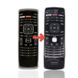 Anderic Substitute For Vizio XRV1TV3D TV Remote Control with QWERTY keyboard [RRXRT303]