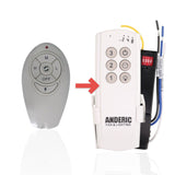 Anderic Substitute Kit for UC7082T Ceiling Fan Remote Control [63T-AC83T-KIT]