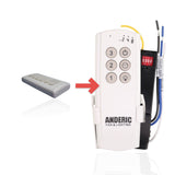 Anderic Substitute Kit for TR121A KUJCE10002 Ceiling Fan Remote Control [63T-AC83T-KIT]