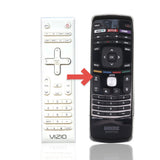 Anderic Substitute For Vizio VUR11 WHITE TV Remote Control  [RRXRT303]