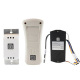 Substitute for Craftmade UC7224T/CHQ7224T WIRED Ceiling Fan Remote Control [UNVWALLKIT001]