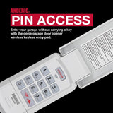 Anderic Substitute for LiftMaster 976LM / 96LM / 976LMC Wireless Keyless Entry 390 Mhz Garage Door Opener Remote Control [GUK-R]