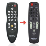 Anderic Substitute for xfinity RC2392101/03B Cable Remote Control [RRH100]