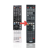 Anderic Substitute For Yamaha RAV296 A/V Receiver Remote Control | RXV2065 - WS317100 [RRAV498]