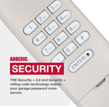 Anderic Substitute for LiftMaster 376LM / 376LMC Wireless Keyless Entry 315MHz Garage Door Opener Remote Control [877MAX]