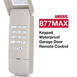 Anderic Substitute for LiftMaster 376LM / 376LMC Wireless Keyless Entry 315MHz Garage Door Opener Remote Control [877MAX]