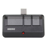 Anderic Substitute for LiftMaster 372LM / 372LMC 2-Button Vizor 315 MHz Garage Door Opener Remote Control [893MAX]