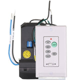 Anderic Wired Wall Switch Universal 3-Speed Ceiling Fan Remote Control Kit | UC9051T-WIRED/UC7067FMRX