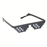Anime Pixel Mosaic Funny Party Glasses